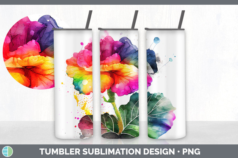 rainbow-begonia-flowers-tumbler-sublimation-20-oz-skinny-tumbler-des