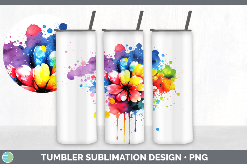 rainbow-begonia-flowers-tumbler-sublimation-20-oz-skinny-tumbler-des