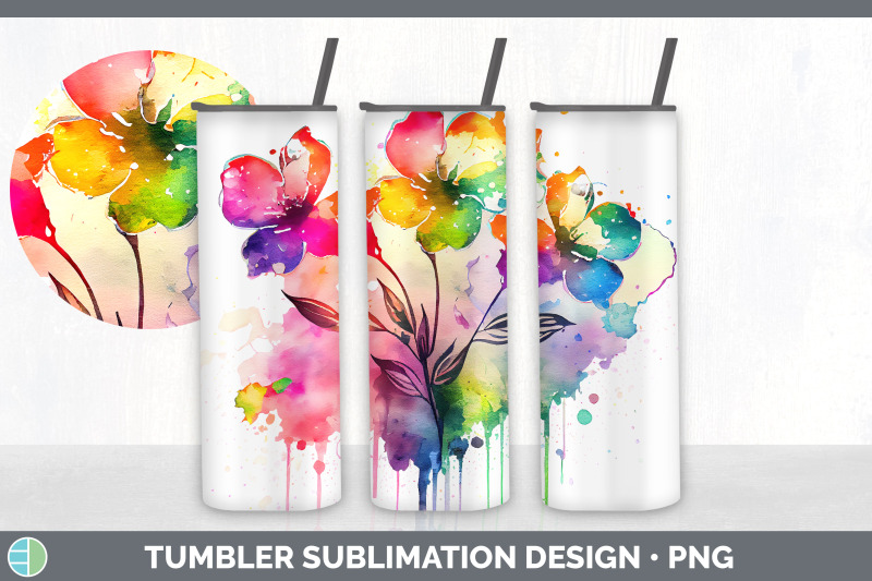 rainbow-begonia-flowers-tumbler-sublimation-20-oz-skinny-tumbler-des