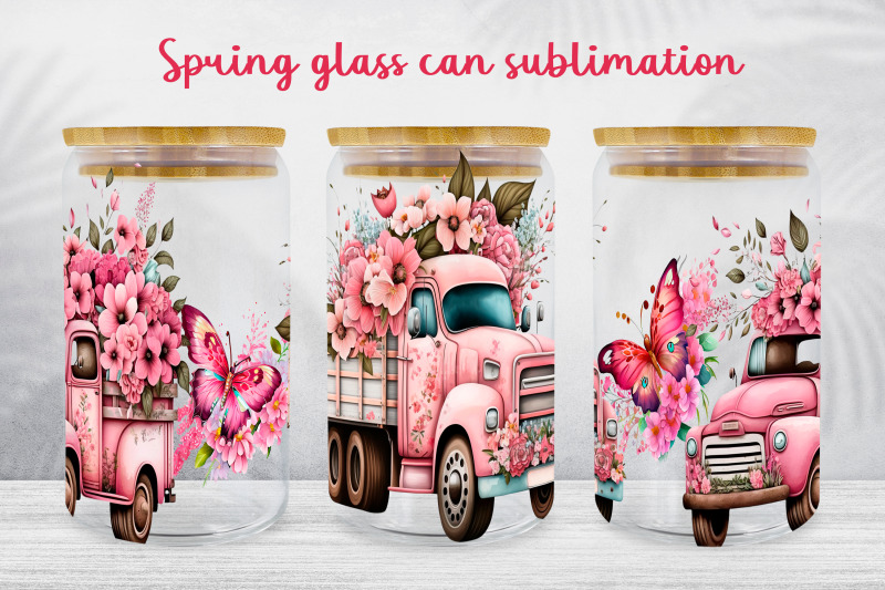 spring-glass-can-wrap-vintage-truck-libbey-can-sublimation