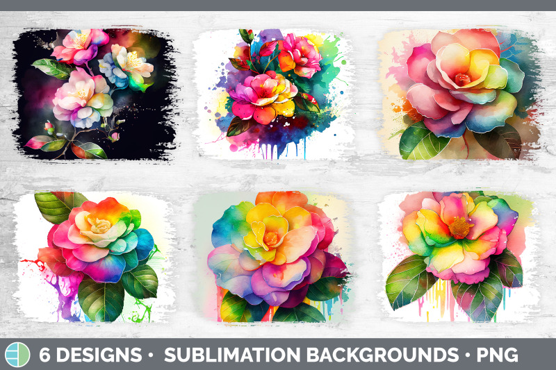 rainbow-camellia-flowers-distressed-background-sublimation-backgroun