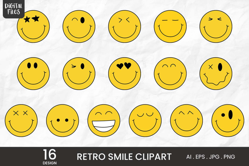 retro-smile-clipart-16-variations