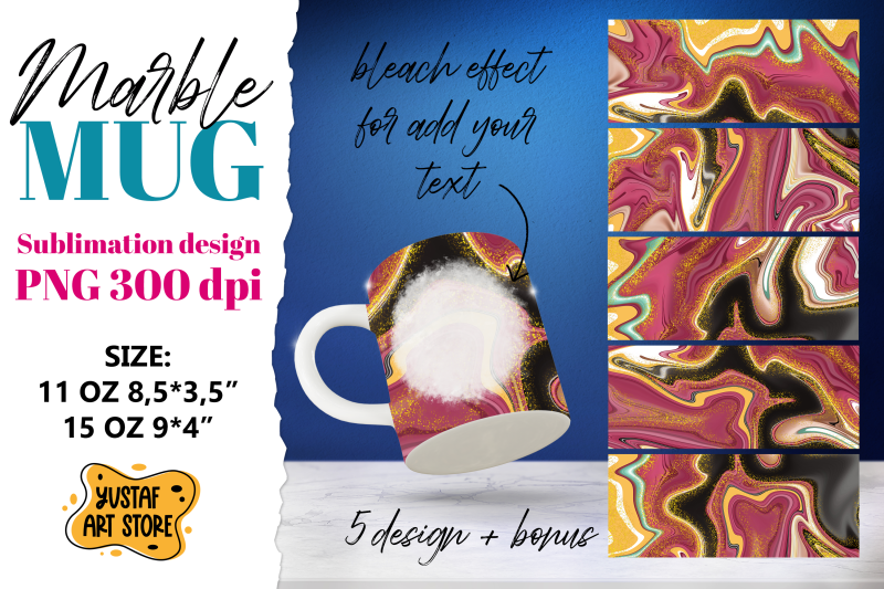 marble-sublimation-mug-11oz-15oz-fluid-paint-5-design-png