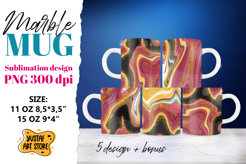 marble-sublimation-mug-11oz-15oz-fluid-paint-5-design-png