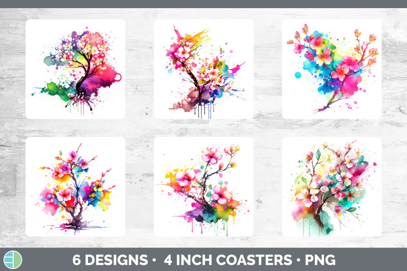 rainbow-cherry-blossom-flowers-square-coaster-sublimation-coaster-de