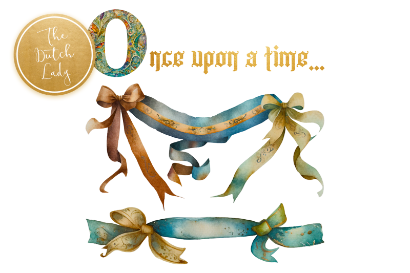 once-upon-a-time-fairytale-clipart-set