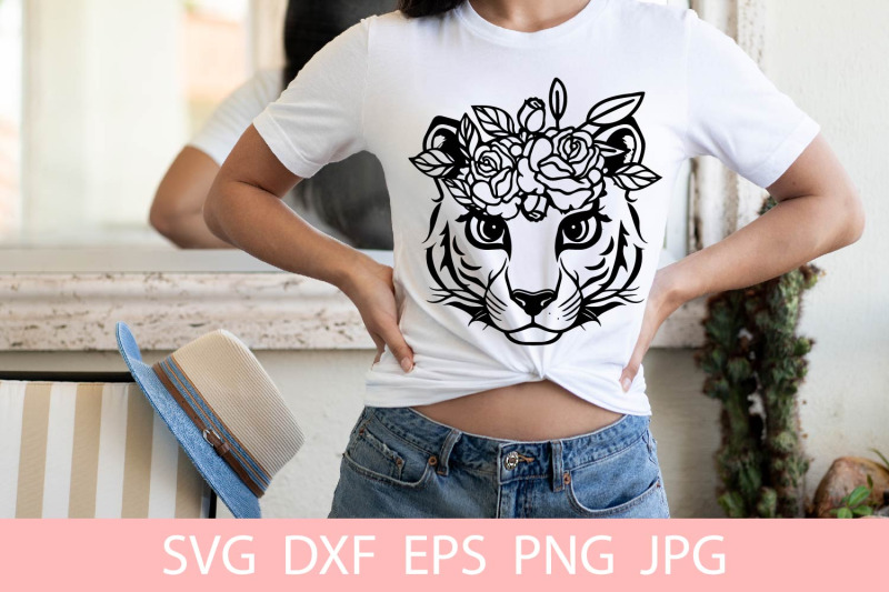 cute-tiger-with-flowers-svg-file-shirt-svg