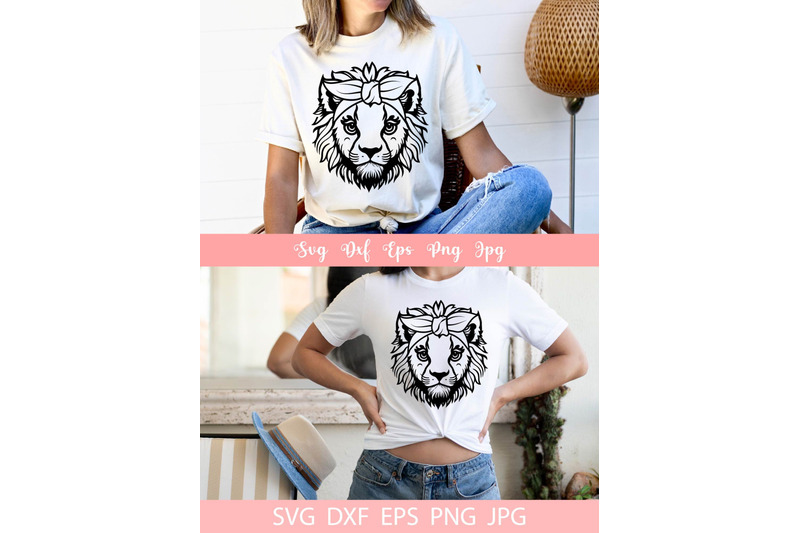 cute-lion-with-bandana-svg-file-shirt-svg