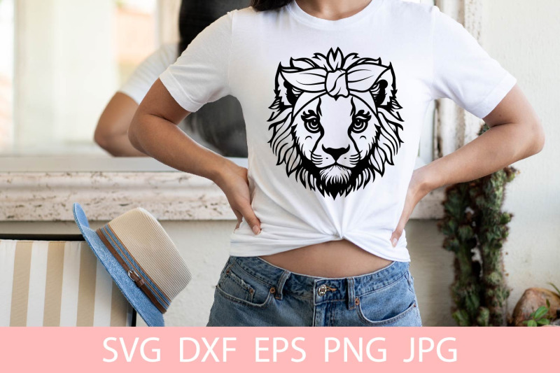 cute-lion-with-bandana-svg-file-shirt-svg