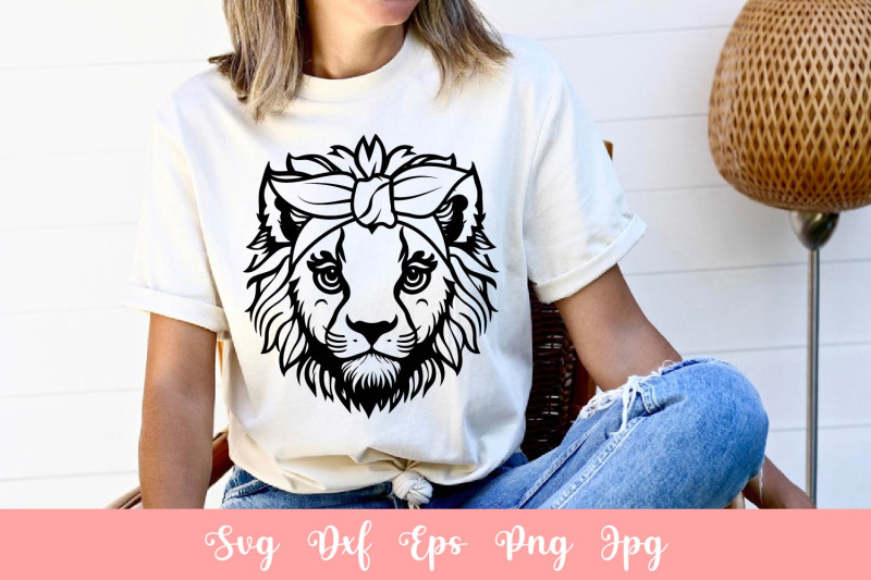 cute-lion-with-bandana-svg-file-shirt-svg