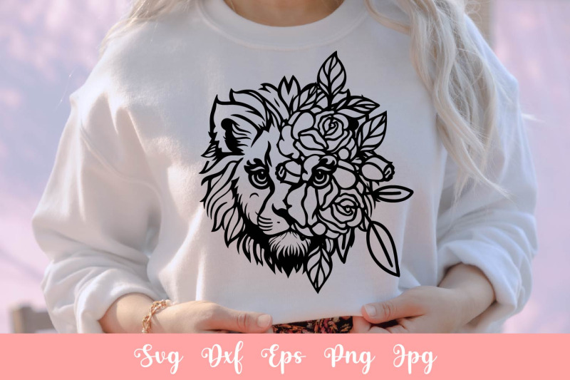 floral-lion-svg-file-shirt-svg