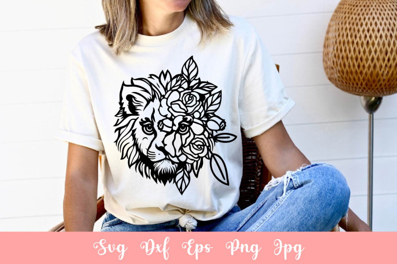 floral-lion-svg-file-shirt-svg