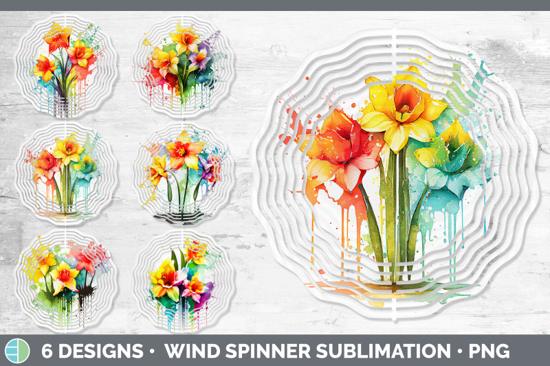 rainbow-daffodil-flowers-wind-spinner-sublimation-spinner-designs-bu