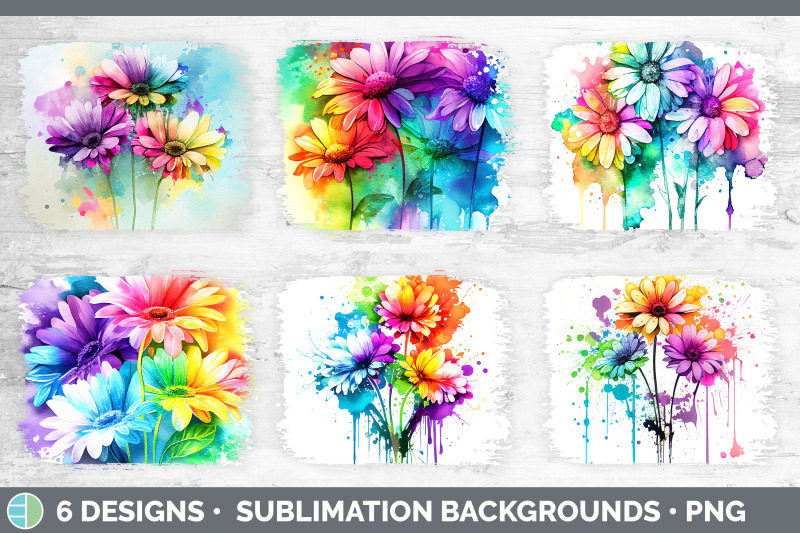 rainbow-daisy-flowers-distressed-background-sublimation-background-p