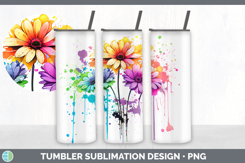 rainbow-daisy-flowers-tumbler-sublimation-20-oz-skinny-tumbler-desig