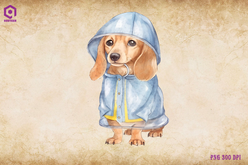 dachshund-dog-wearing-raincost