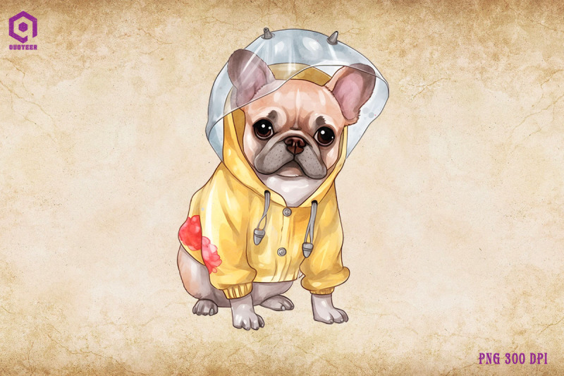 french-bulldog-dog-wearing-raincost