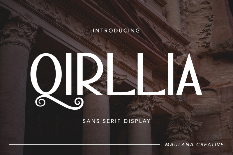 qirllia-sans-serif-display-font