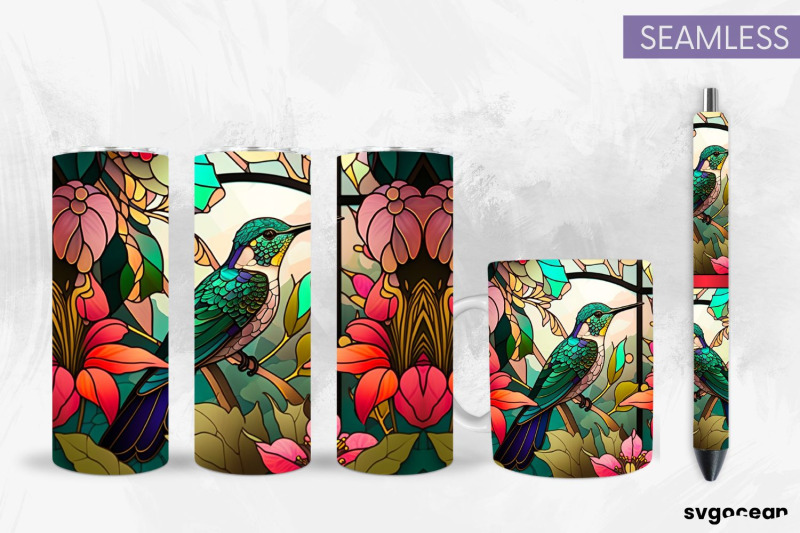 hummingbird-tumbler-sublimation-pen-and-mug-wrap