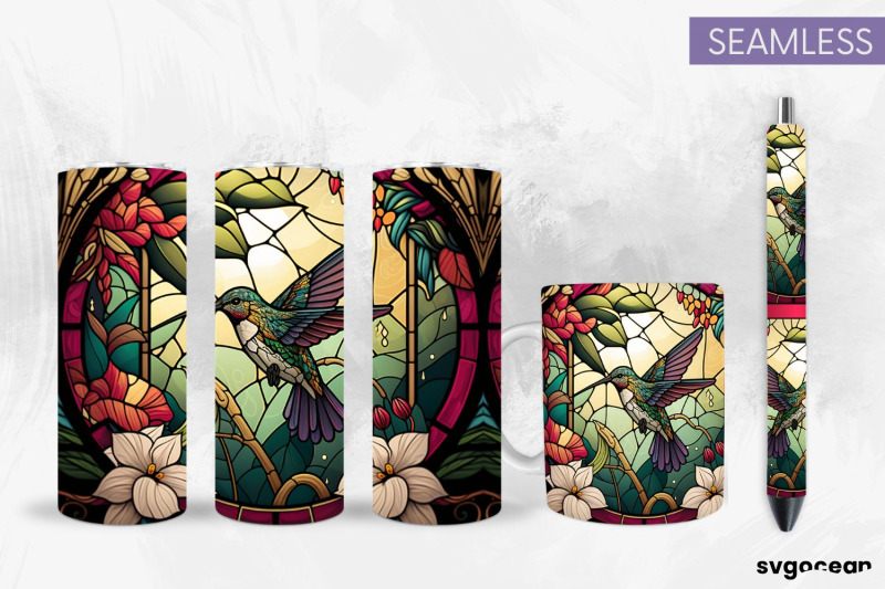 hummingbird-tumbler-sublimation-pen-and-mug-wrap