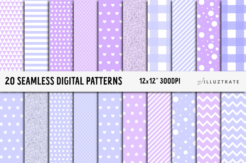 lilac-digital-paper-pack-seamless-patterns-seamless-paper