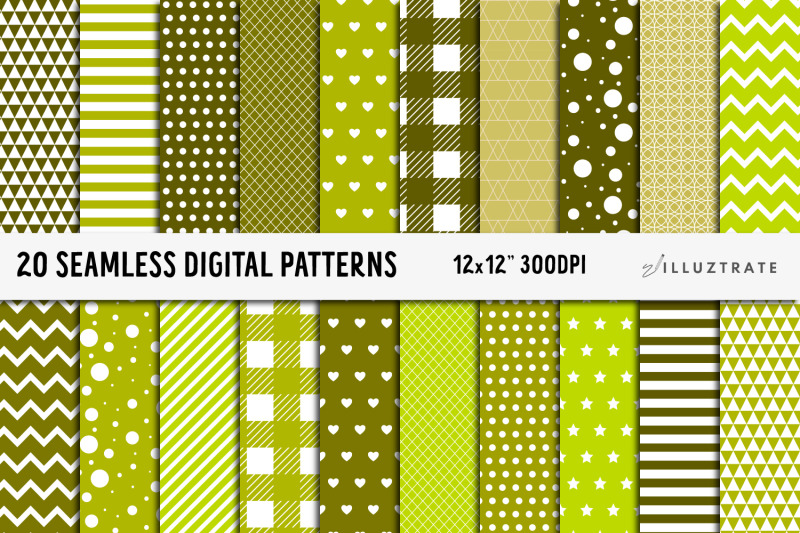 dark-green-digital-paper-pack-seamless-patterns-seamless-paper