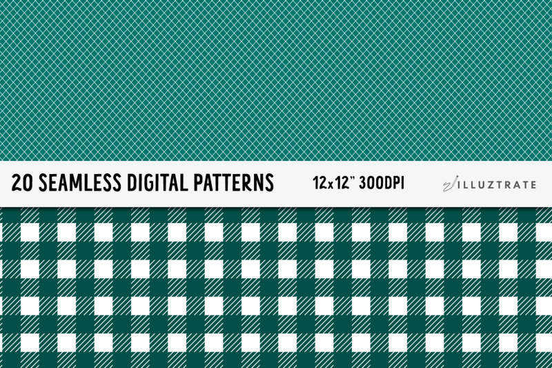 teal-digital-paper-pack-seamless-patterns-seamless-paper