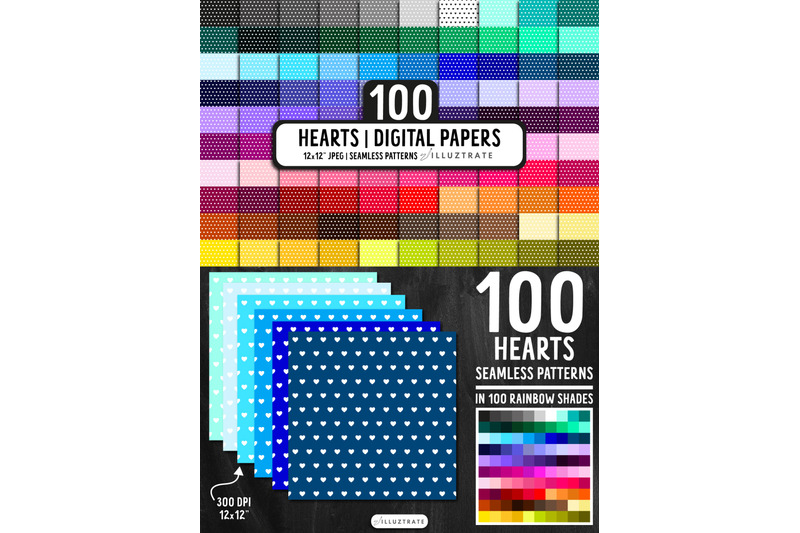 hearts-digital-paper-pack-100-seamless-patterns