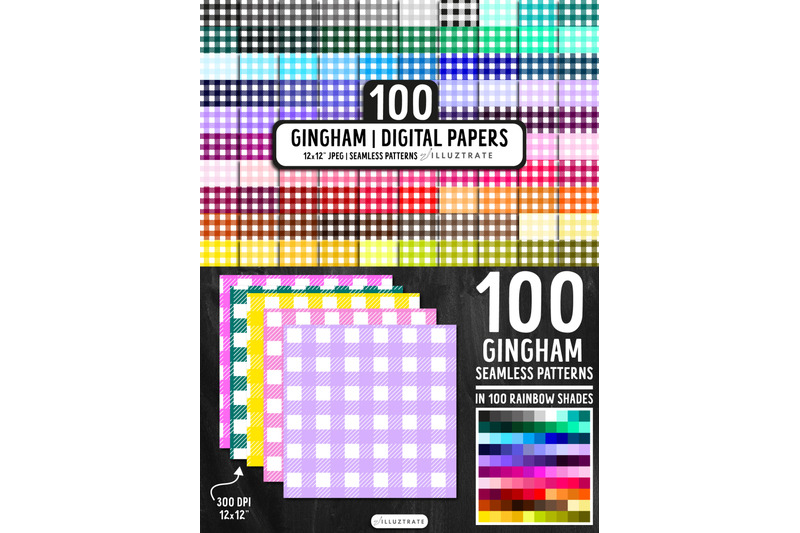 gingham-digital-paper-pack-100-seamless-patterns