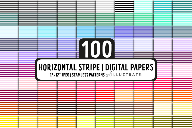 horizontal-stripes-digital-paper-pack-100-seamless-patterns