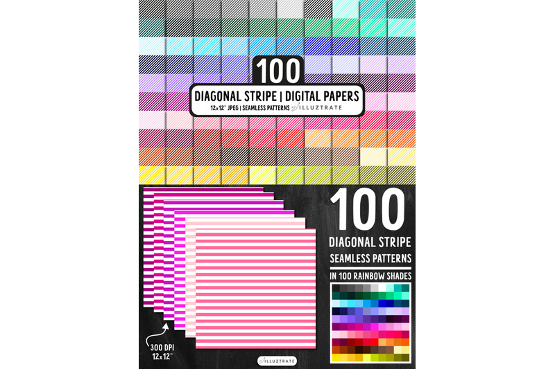 horizontal-stripes-digital-paper-pack-100-seamless-patterns