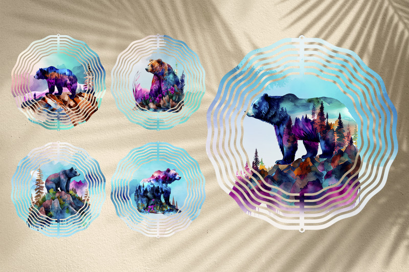 bear-wind-spinner-sublimation-floral-animal-design