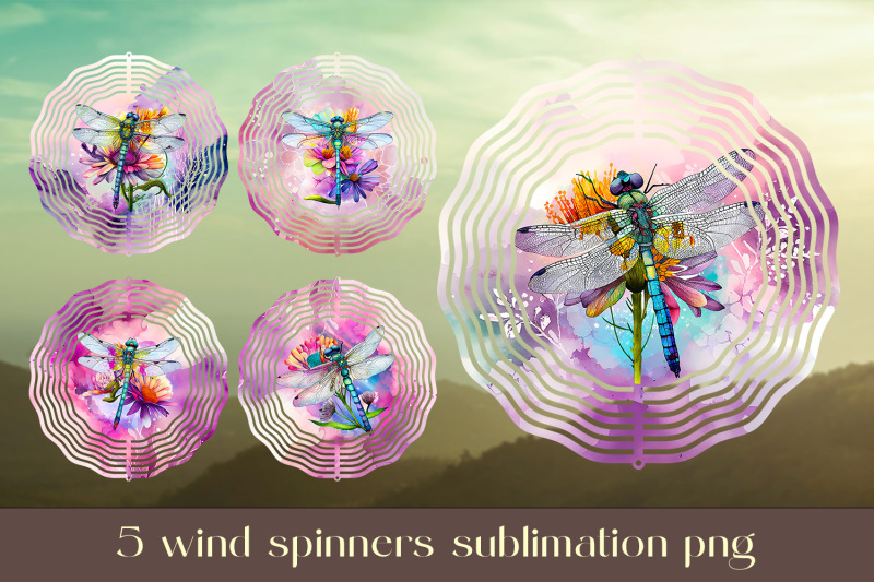 dragonfly-wind-spinner-sublimation-floral-animal-design-png