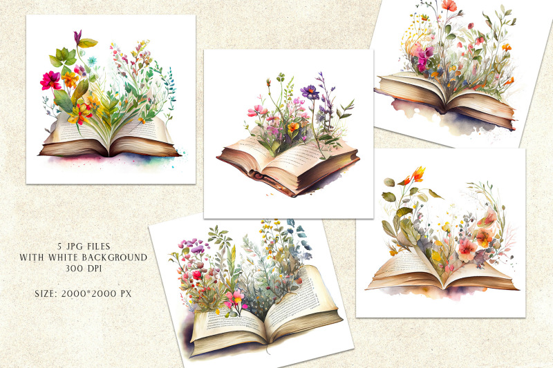 flower-watercolor-books-clipart