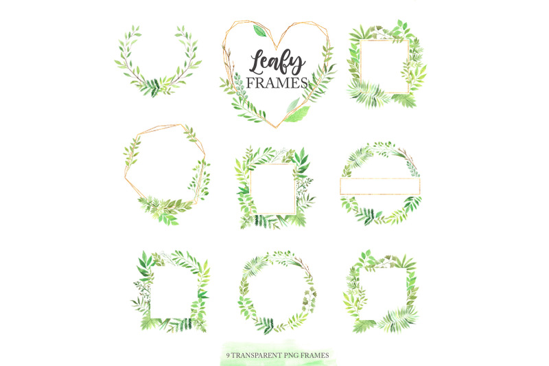 watercolor-greenery-floral-wreaths-png