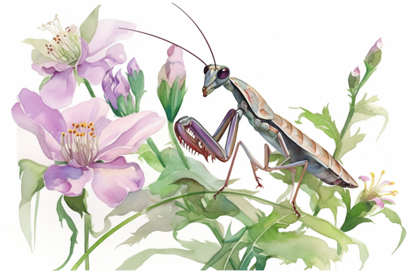 floral-praying-mantis-spring-collections