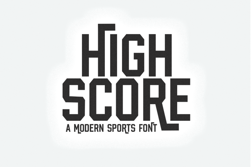 high-score-sports-font