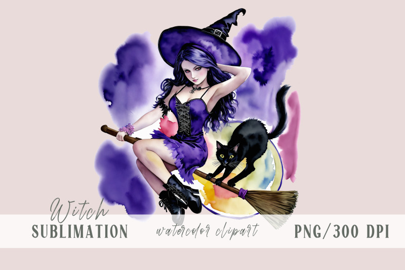 cute-watercolor-witch-and-cat-halloween-sublimation-1-png