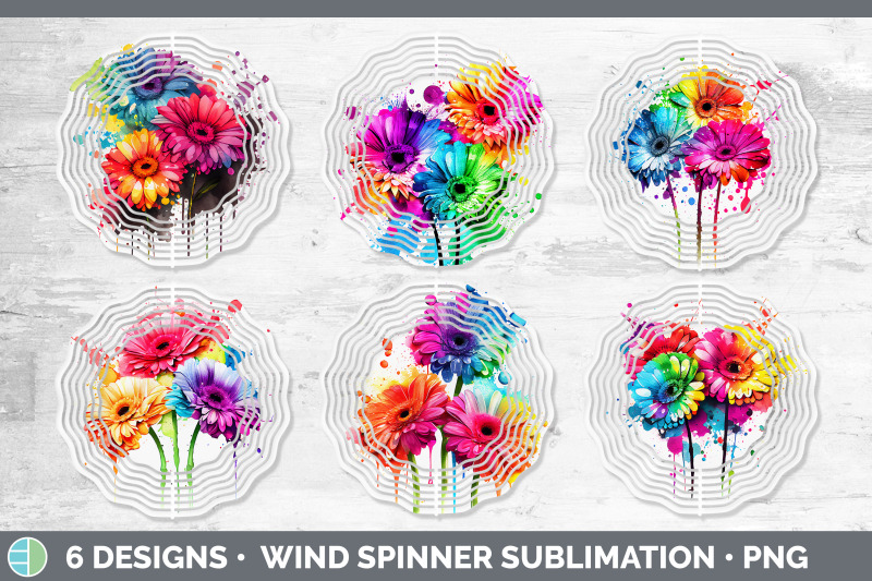 rainbow-gerbera-daisy-flowers-wind-spinner-sublimation-spinner-desig