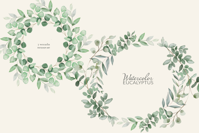 watercolor-eucalyptus-clipart-set