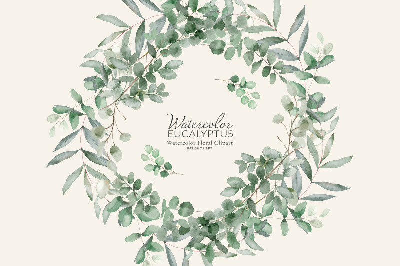 watercolor-eucalyptus-clipart-set