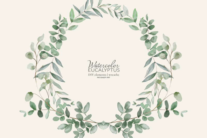 watercolor-eucalyptus-clipart-set