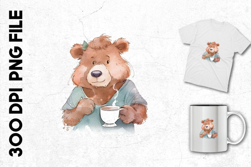 mama-bear-with-coffee-clipart