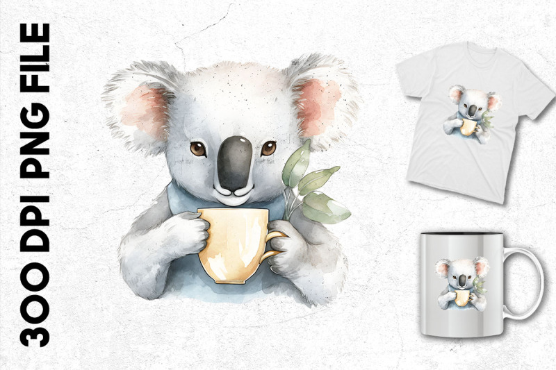 a-koala-mother-with-her-cup-of-coffee