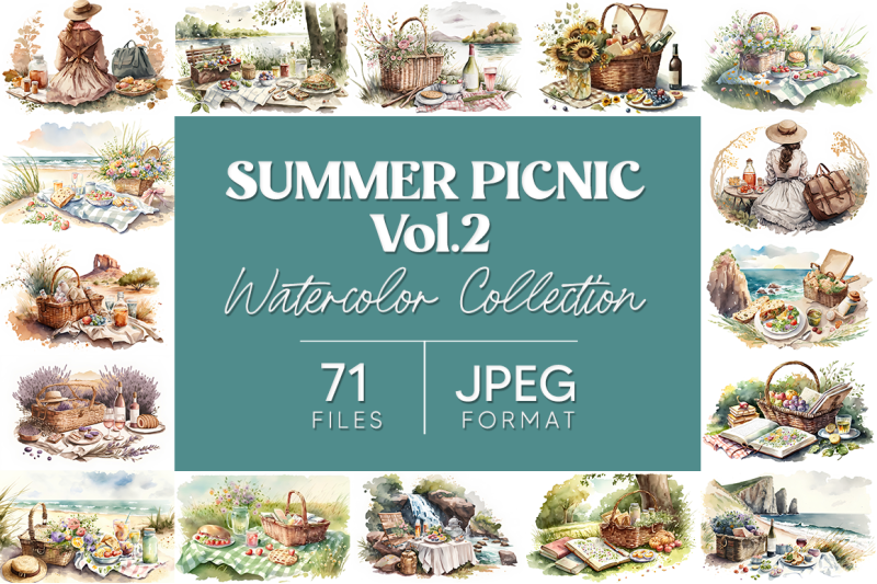 summer-picnic-watercolor-collection-vol-2