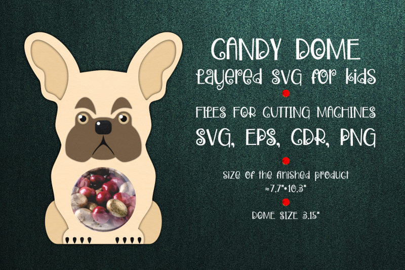 french-bulldog-candy-dome-template