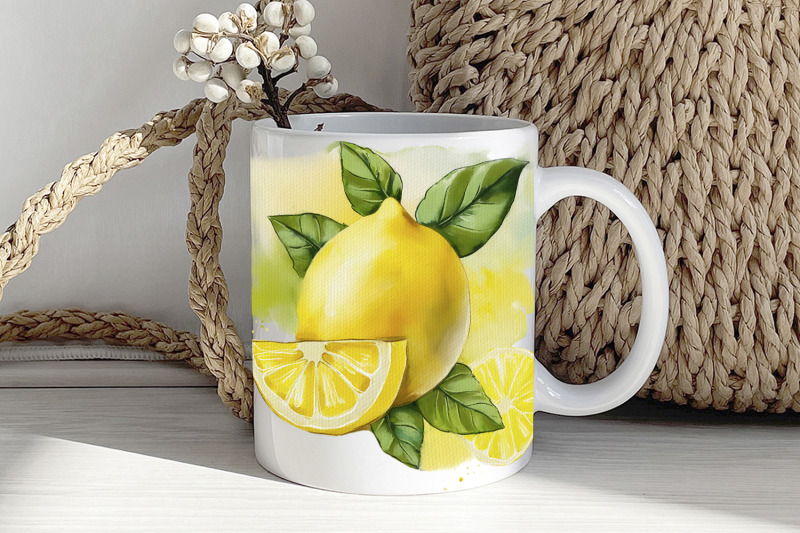 mug-sublimation-design-with-lemons