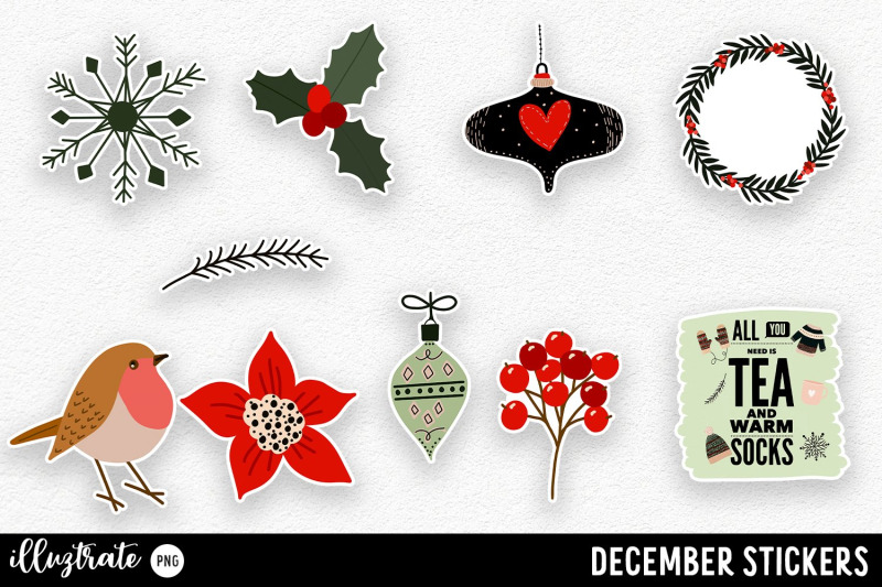 december-stickers-for-cricut-winter-stickers