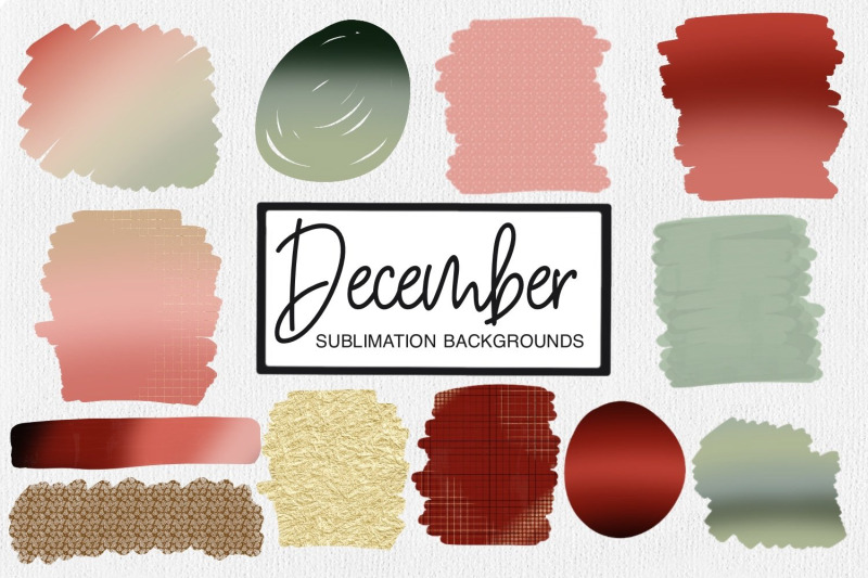 december-design-collection-brushes-clipart-and-patterns