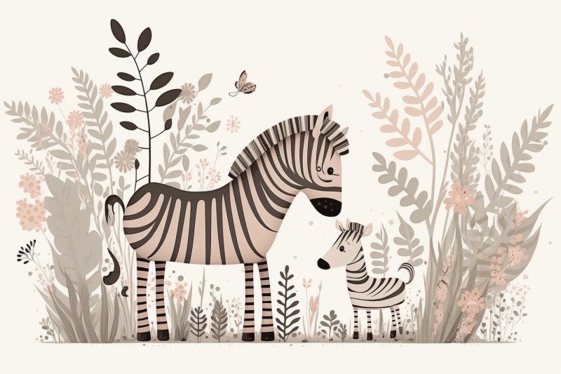 scandinavian-mom-and-baby-zebra